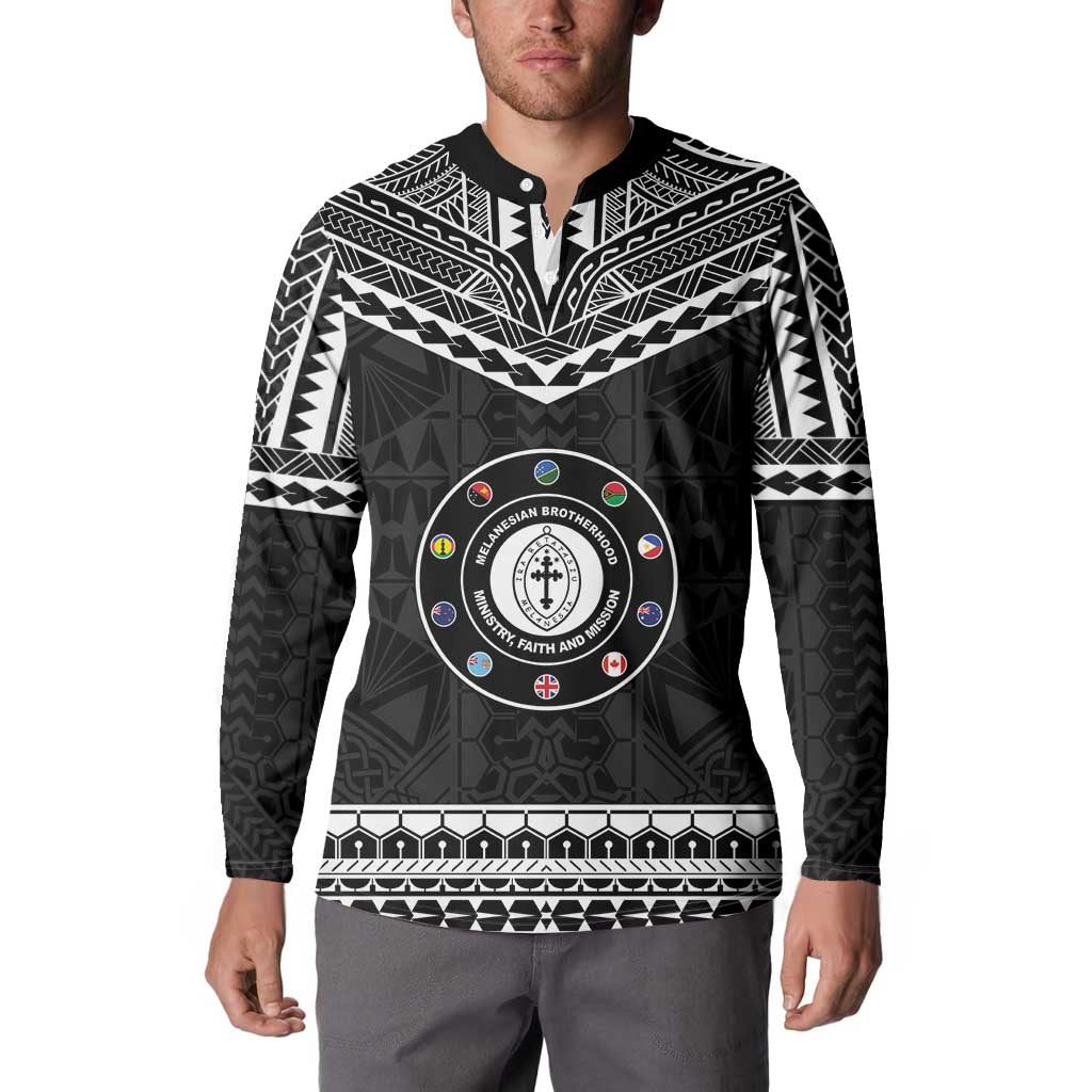 Personalised Melanesian Brotherhood Button Sweatshirt Ministry Faith And Mission LT05 - Polynesian Pride