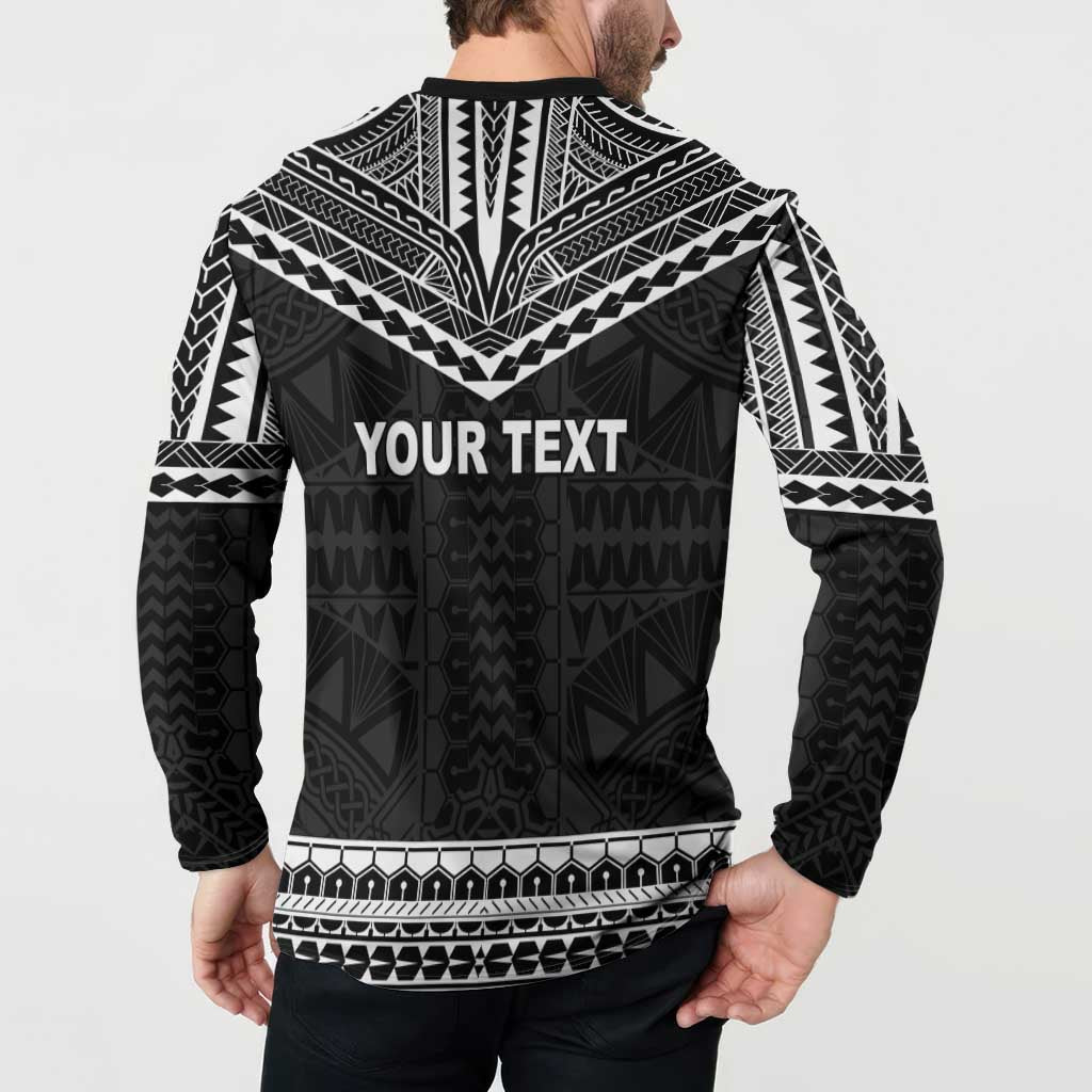 Personalised Melanesian Brotherhood Button Sweatshirt Ministry Faith And Mission LT05 - Polynesian Pride