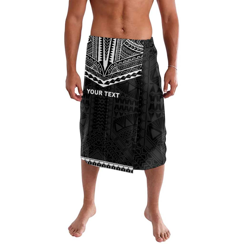 Personalised Melanesian Brotherhood Lavalava Ministry Faith And Mission LT05 Black - Polynesian Pride