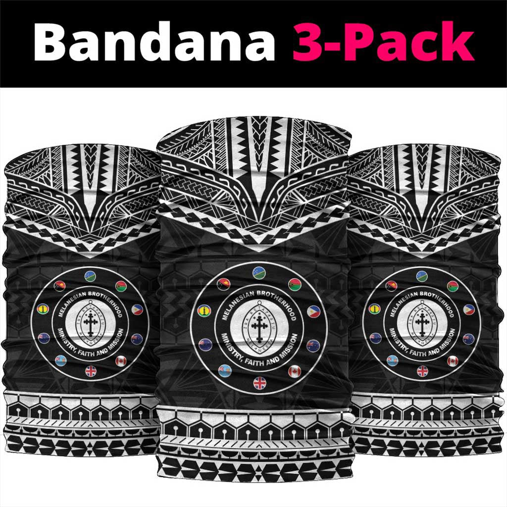 Melanesian Brotherhood Neck Gaiter Ministry Faith And Mission LT05 package One Size: 25*50cm Black - Polynesian Pride