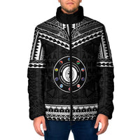 Personalised Melanesian Brotherhood Padded Jacket Ministry Faith And Mission LT05 Men Black - Polynesian Pride