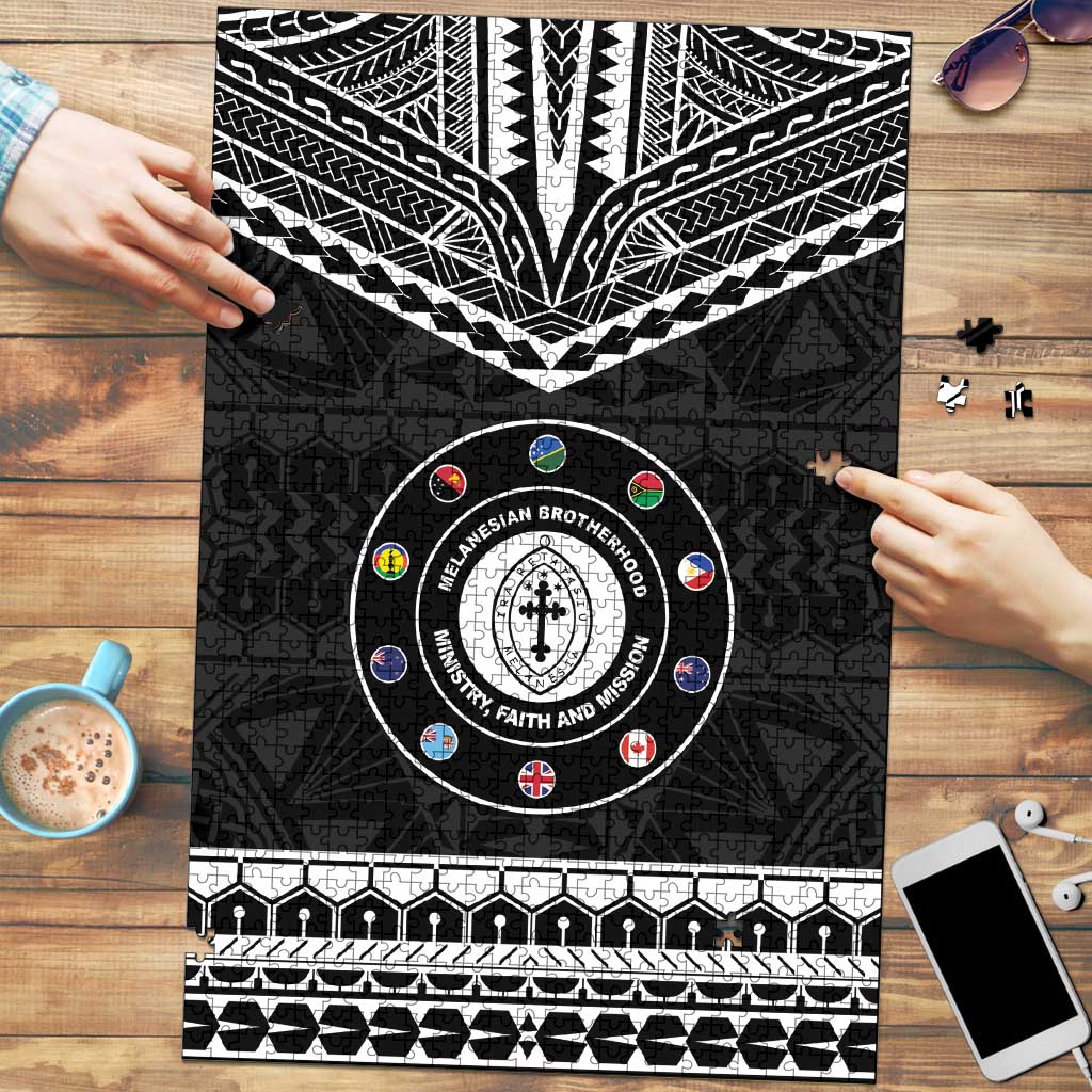 Melanesian Brotherhood Puzzle Ministry Faith And Mission LT05 Black - Polynesian Pride