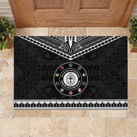Melanesian Brotherhood Rubber Doormat Ministry Faith And Mission LT05 Black - Polynesian Pride