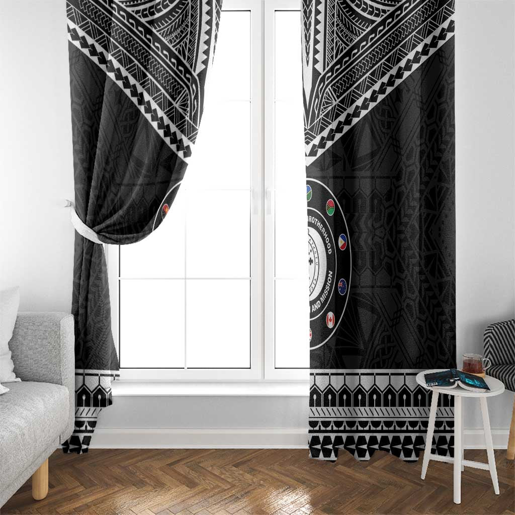 Melanesian Brotherhood Window Curtain Ministry Faith And Mission LT05 - Polynesian Pride