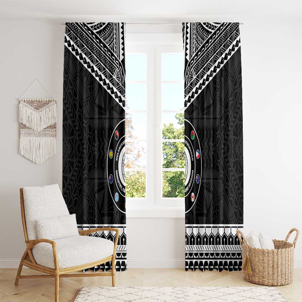 Melanesian Brotherhood Window Curtain Ministry Faith And Mission LT05 - Polynesian Pride