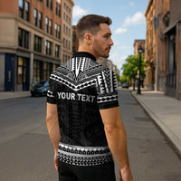 Personalised Melanesian Brotherhood Zipper Polo Shirt Ministry Faith And Mission - Polynesian Pride