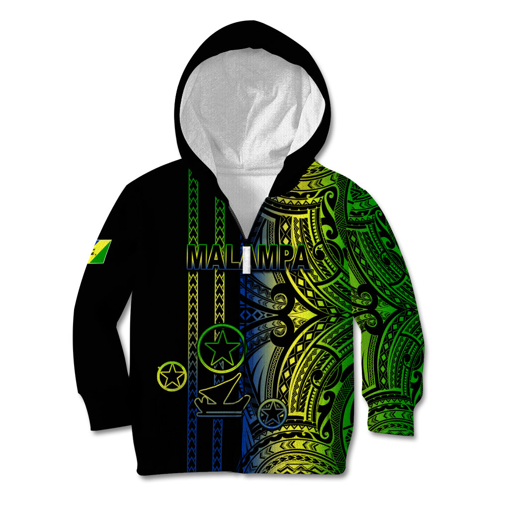 Custom Vanuatu Malampa Kid Hoodie Polynesian Tribal LT6 - Polynesian Pride