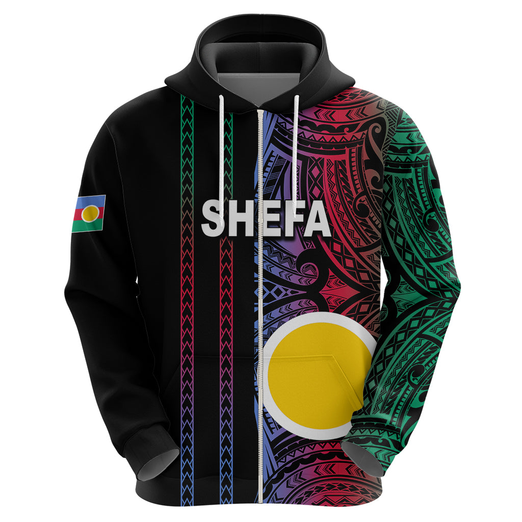 Custom Vanuatu Shefa Hoodie Polynesian Tribal LT6 - Polynesian Pride
