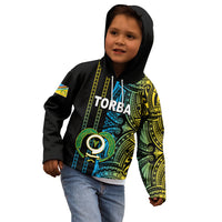 Custom Vanuatu Torba Kid Hoodie Polynesian Tribal LT6 - Polynesian Pride