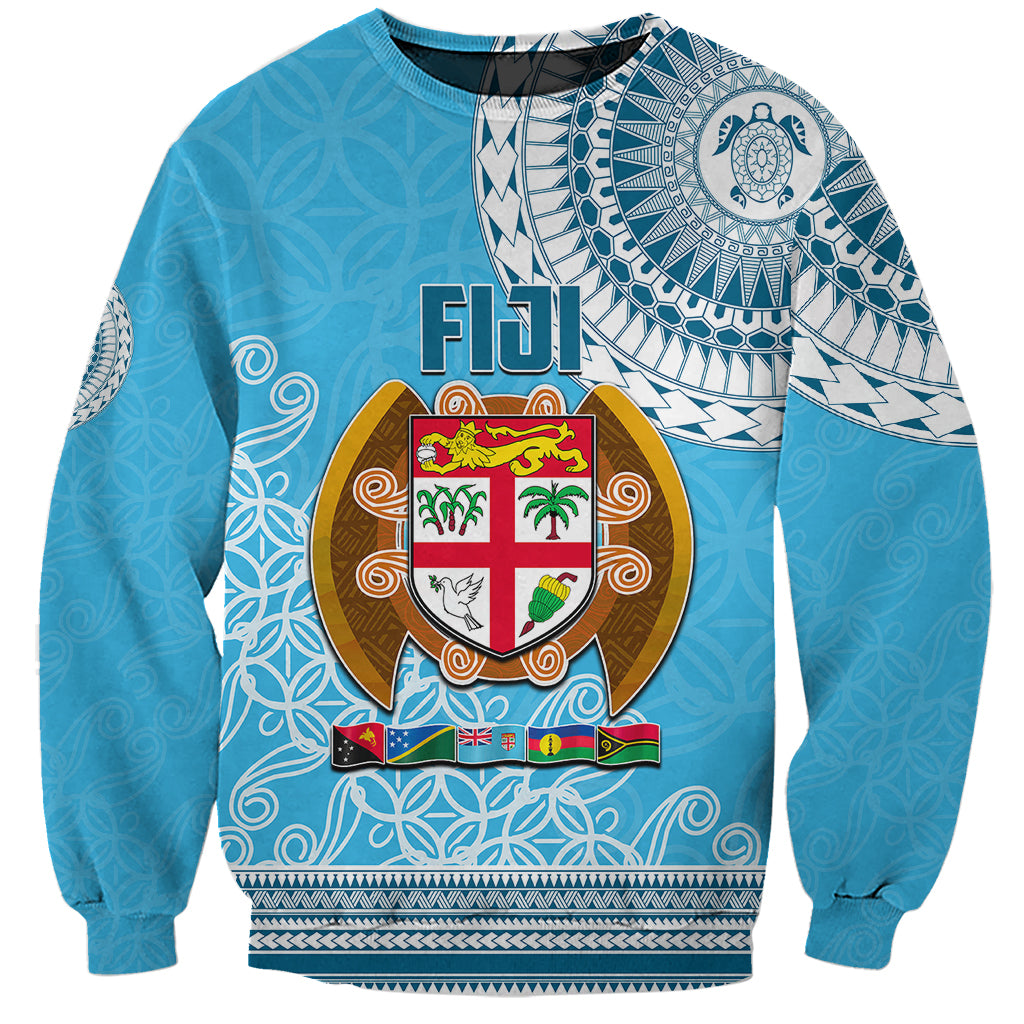 Fiji Sweatshirt Melanesian Festival 2023 LT6 Unisex Blue - Polynesian Pride