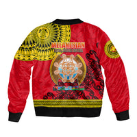 Papua New Guinea Bomber Jacket Melanesian Festival 2023 LT6 - Polynesian Pride