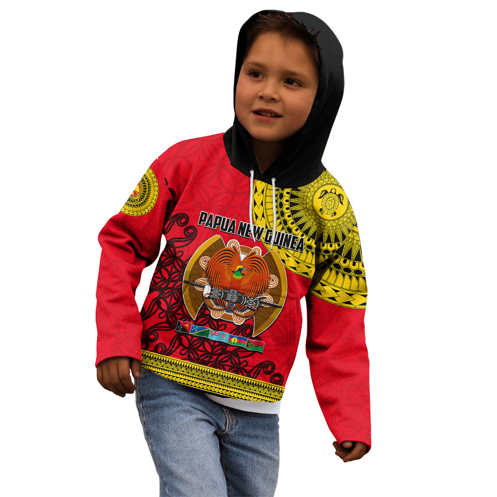 Papua New Guinea Kid Hoodie Melanesian Festival 2023 LT6 - Polynesian Pride