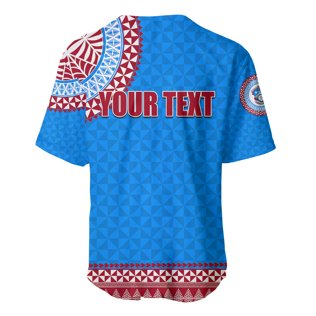 Tonga School Api Fo'ou College Baseball Jersey Tribal Pattern LT6 - Polynesian Pride