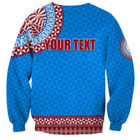 Tonga School Api Fo'ou College Sweatshirt Tribal Pattern LT6 - Polynesian Pride