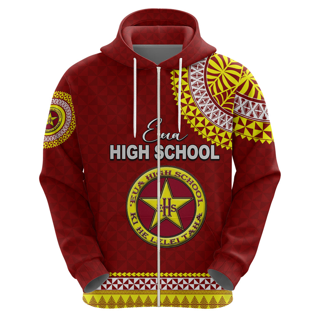 Tonga School Eua High School Hoodie Tribal Pattern LT6 - Polynesian Pride