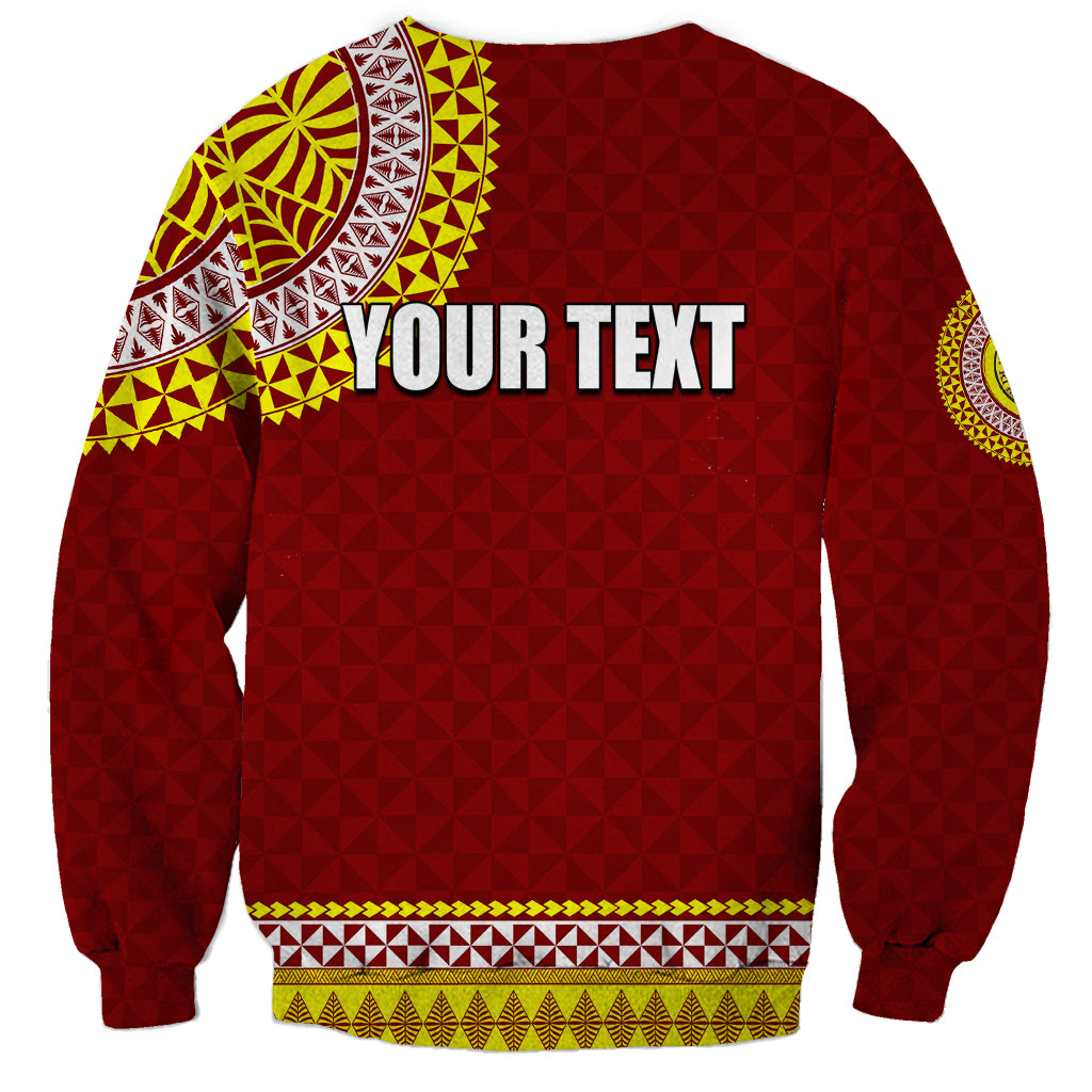 Tonga School Eua High School Sweatshirt Tribal Pattern LT6 - Polynesian Pride