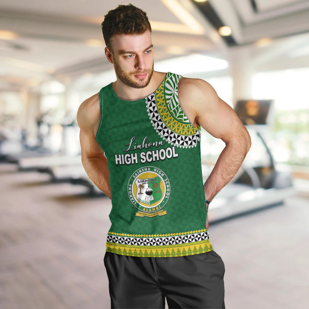 Tonga School Liahona High School Men Tank Top Tribal Pattern LT6 - Polynesian Pride