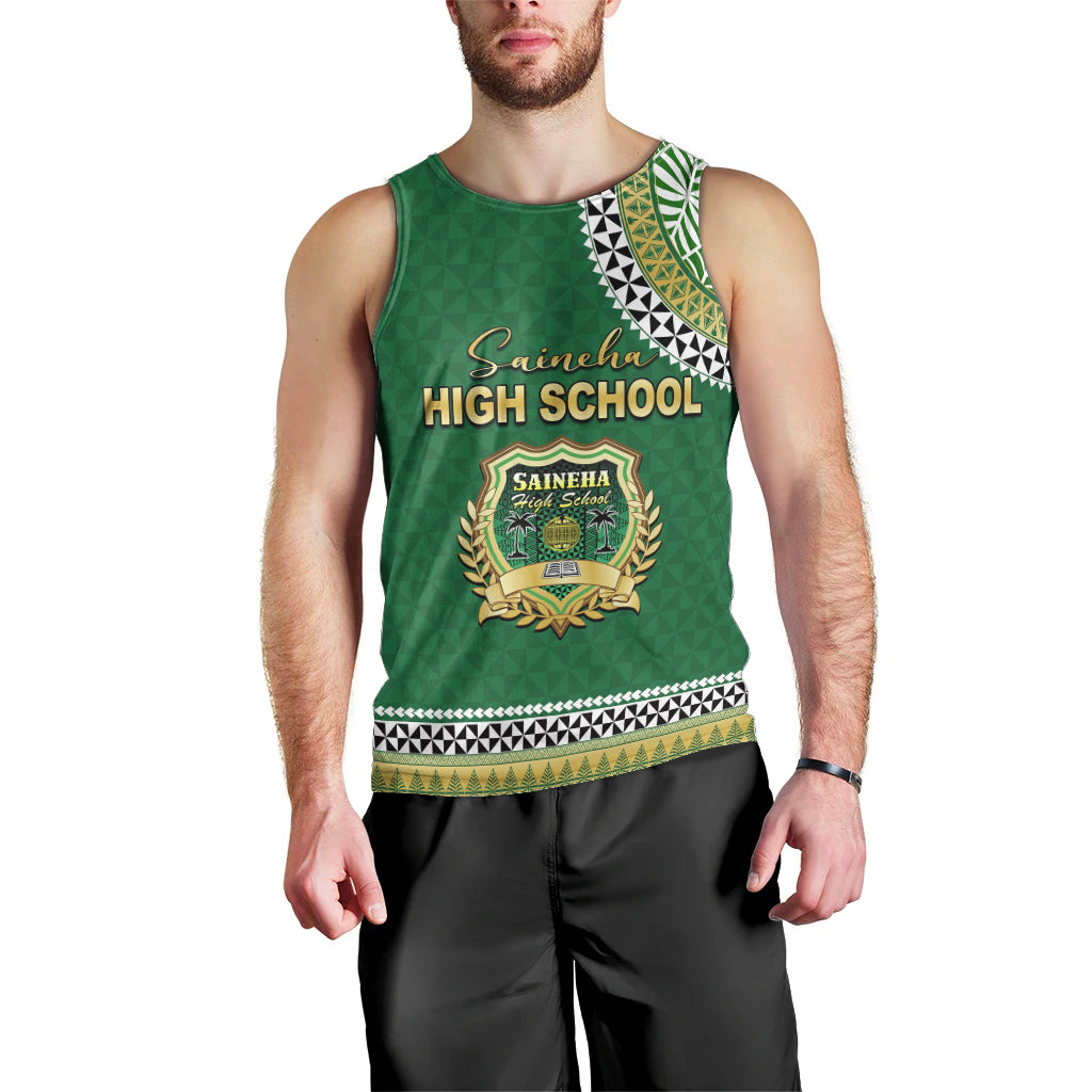 Tonga School Saineha High School Men Tank Top Tribal Pattern LT6 - Polynesian Pride