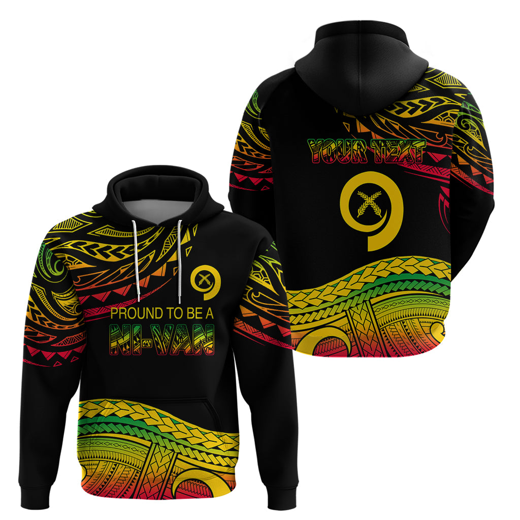 Custom Tribal Vanuatu Hoodie Pround To Be A Ni Van LT6 - Polynesian Pride
