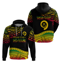 Custom Tribal Vanuatu Hoodie Pround To Be A Ni Van LT6 - Polynesian Pride
