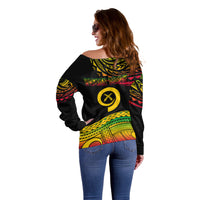 Custom Tribal Vanuatu Off Shoulder Sweater Pround To Be A Ni-Van LT6 - Polynesian Pride