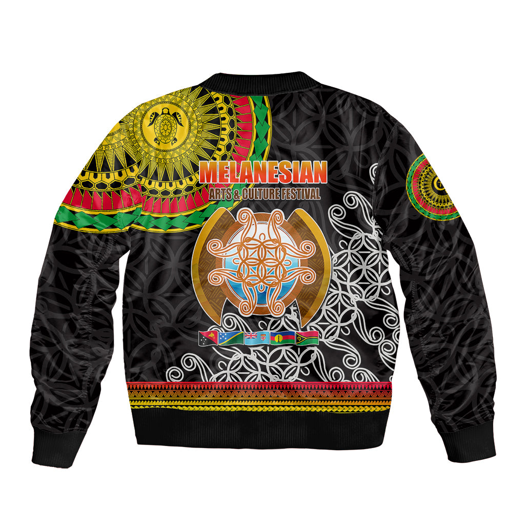 Vanuatu Bomber Jacket Melanesian Festival LT6 - Polynesian Pride