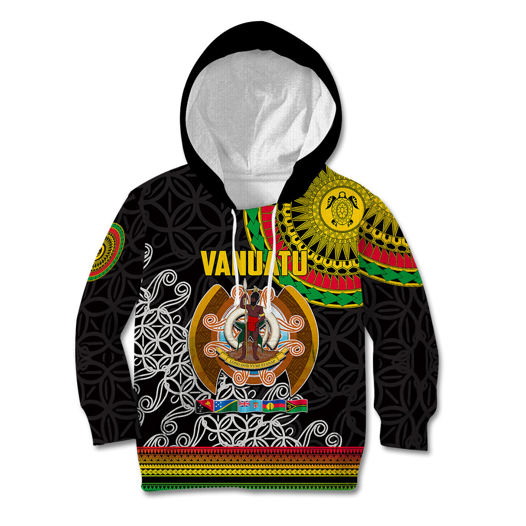 Vanuatu Kid Hoodie Melanesian Festival LT6 Hoodie Black - Polynesian Pride