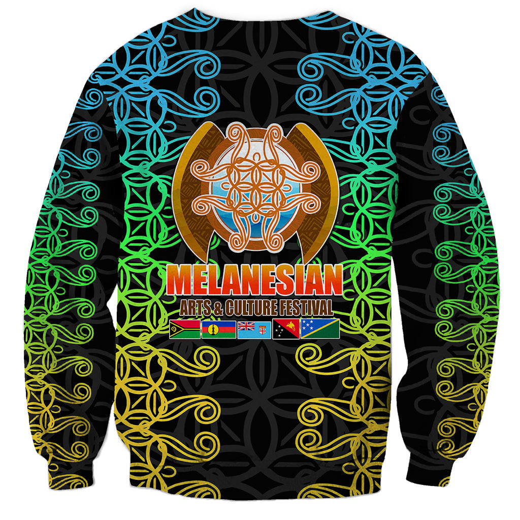 Melanesian Festival 2023 Sweatshirt Tribal Patterns LT6 - Polynesian Pride