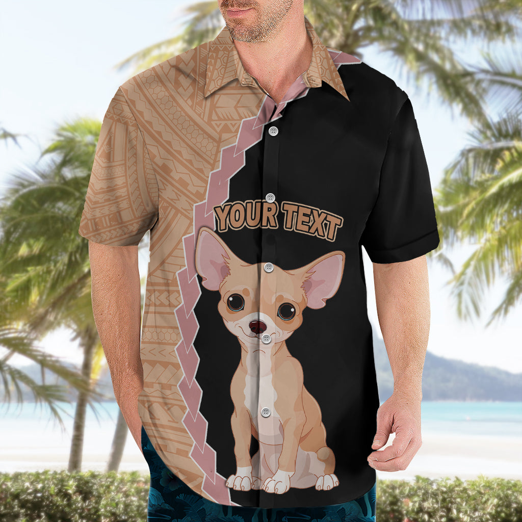 Custom Chihuahua Dog Hawaiian Shirt With Polynesian Tribal Tattoo LT6 - Polynesian Pride