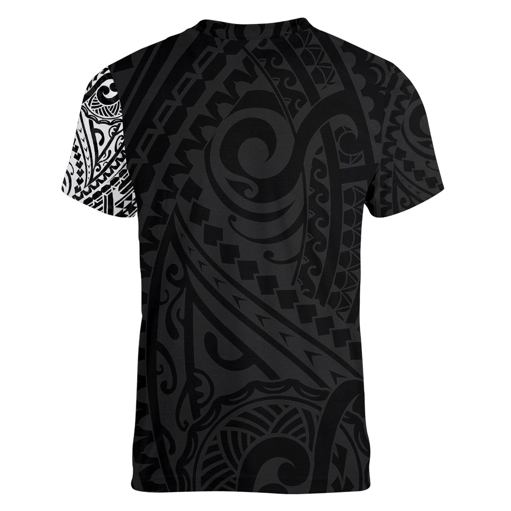 Polynesian Husky Dog Women V Neck T Shirt Dog In My Heart LT6 - Polynesian Pride