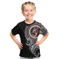 Polynesian German Shepherd Dog Kid T Shirt Dog In My Heart LT6 Black - Polynesian Pride