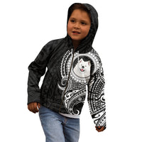 Polynesian Samoyed Dog Kid Hoodie Dog In My Heart LT6 - Polynesian Pride