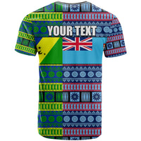 Custom Fiji Malampa T Shirt Tribal Patterns LT6 - Polynesian Pride