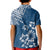 Hawaii Summer Kid Polo Shirt Mix Polynesian Dark Blue LT6 - Polynesian Pride