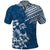 Hawaii Summer Polo Shirt Mix Polynesian Dark Blue LT6 Blue - Polynesian Pride