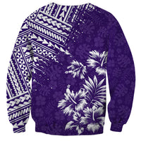 Hawaii Summer Sweatshirt Mix Polynesian Purple LT6 - Polynesian Pride