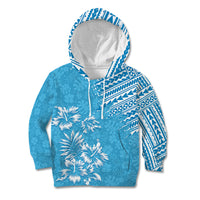Hawaii Summer Kid Hoodie Mix Polynesian Light Blue LT6 Blue - Polynesian Pride