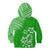Hawaii Summer Kid Hoodie Mix Polynesian Green LT6 - Polynesian Pride