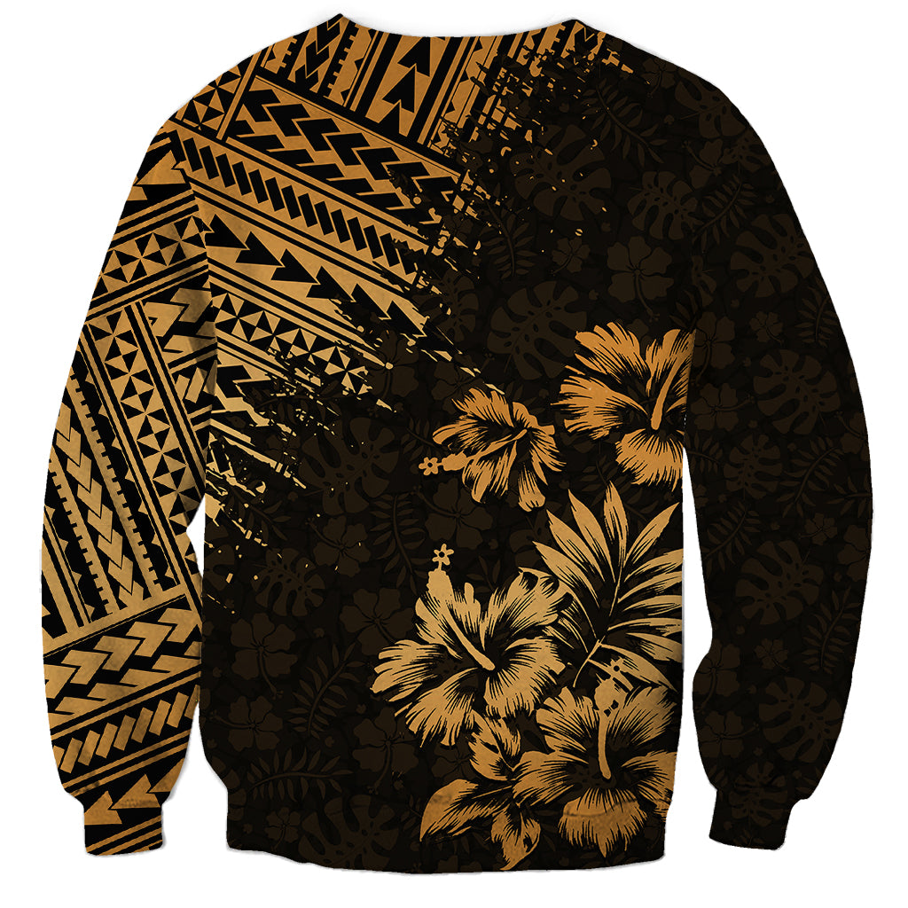 Hawaii Summer Sweatshirt Mix Polynesian Gold LT6 - Polynesian Pride
