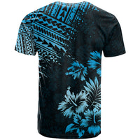 Hawaii Summer T Shirt Mix Polynesian Black Blue LT6 - Polynesian Pride