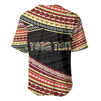 (Custom Personalised) Happy Fathers Day Polynesian Baseball Jersey I Love You Dad LT6 - Polynesian Pride