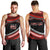 (Custom Personalised) Happy Fathers Day Polynesian Men Tank Top I Love You Dad Red LT6 - Polynesian Pride