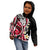 Plumeria Polynesian Kid Hoodie Trending Red LT6 - Polynesian Pride