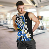 Plumeria Polynesian Men Tank Top Trending Blue LT6 - Polynesian Pride