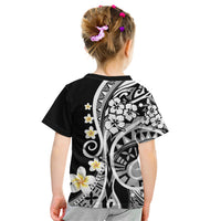 Plumeria Polynesian Kid T Shirt Trending Black LT6 - Polynesian Pride