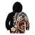 Plumeria Polynesian Kid Hoodie Trending Brown LT6 - Polynesian Pride