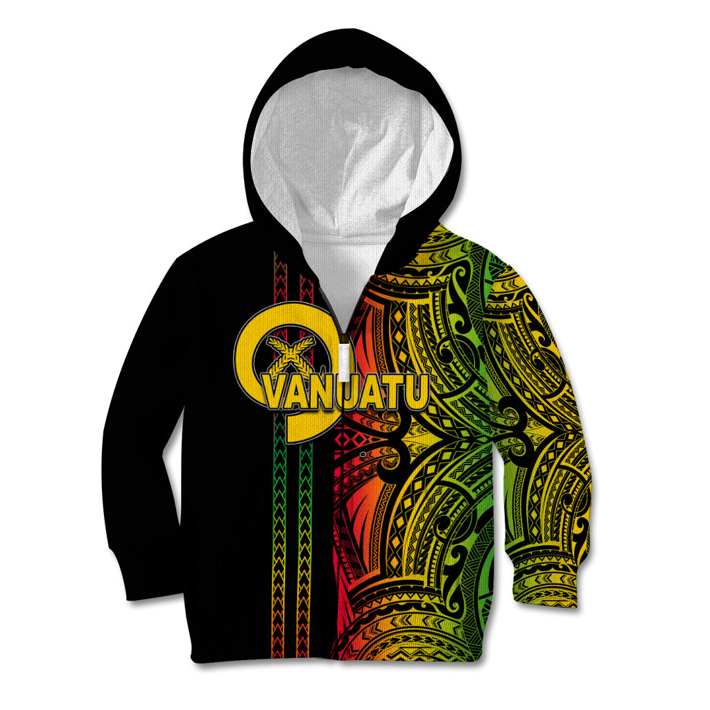 Custom Vanuatu Kid Hoodie Polynesian Tribal LT6 - Polynesian Pride