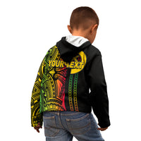 Custom Vanuatu Kid Hoodie Polynesian Tribal LT6 - Polynesian Pride