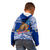 (Custom Personalised) Samoa Pride Kid Hoodie Tribal Patterns Blue LT6 - Polynesian Pride