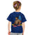 (Custom Personalised) Samoa Pride Kid T Shirt Simple Blue Style LT6 - Polynesian Pride